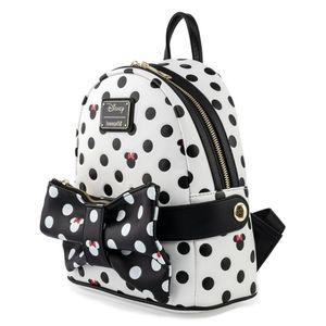 Minnie Mouse black & white polka-dot mini backpack